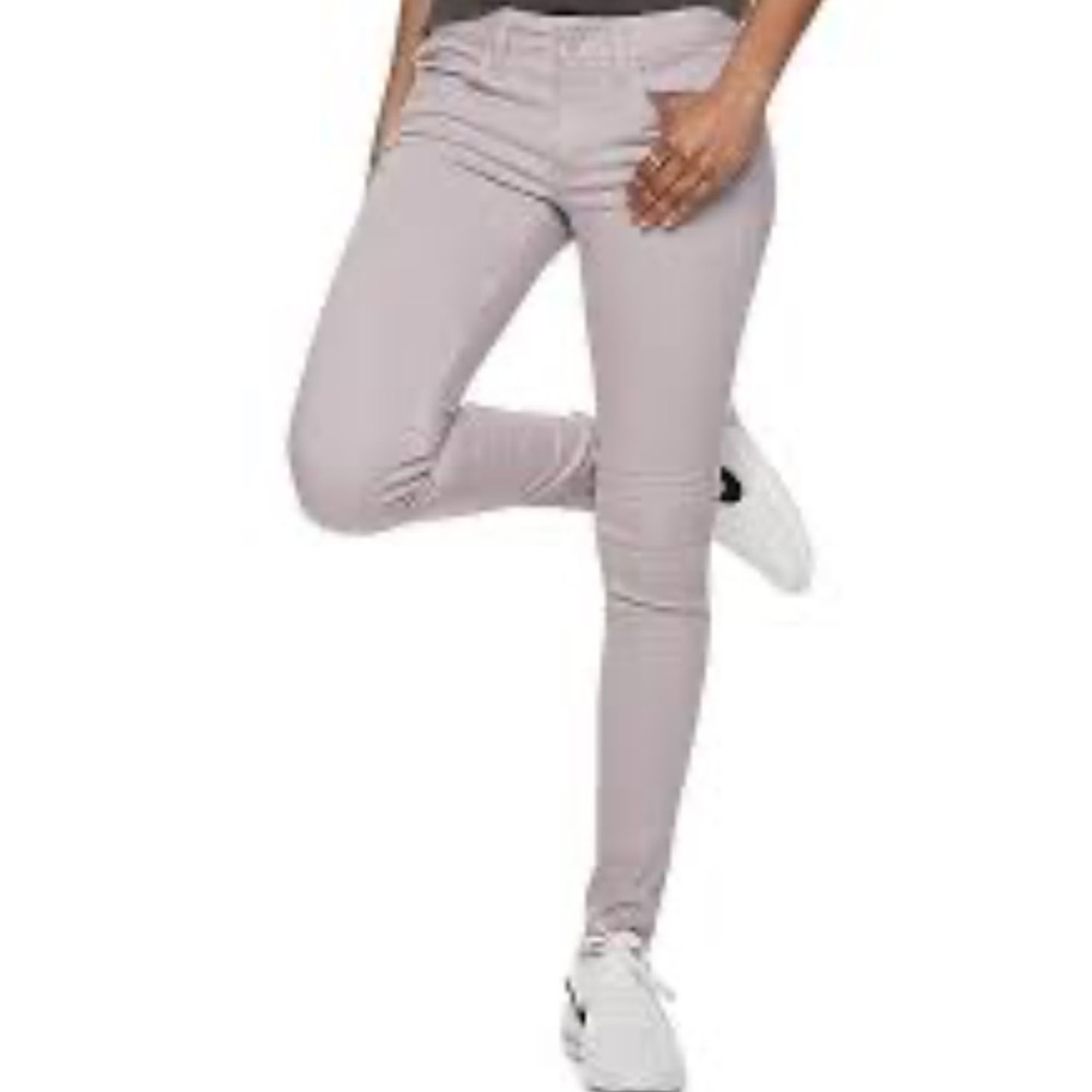 Design Lab Women's Skinny Stretchable with Five-Pockets Ankle Pants Lilac, Sz 27